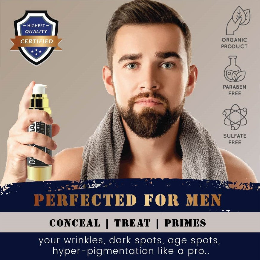 TINTED MOISTURISER WITH HYALURONIC ACID FOR MEN