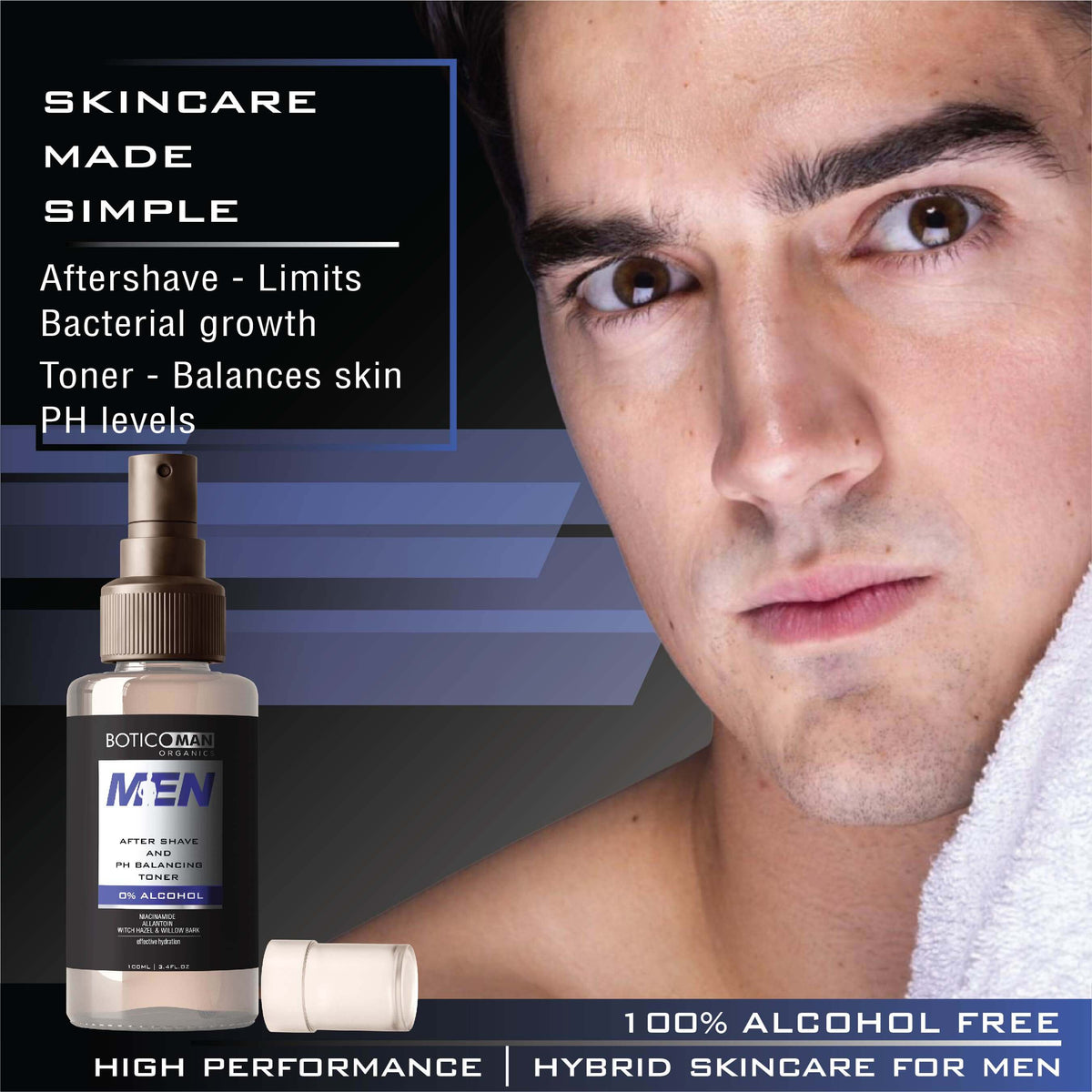 AFTER SHAVE with pH BALANCING TONER FOR MEN