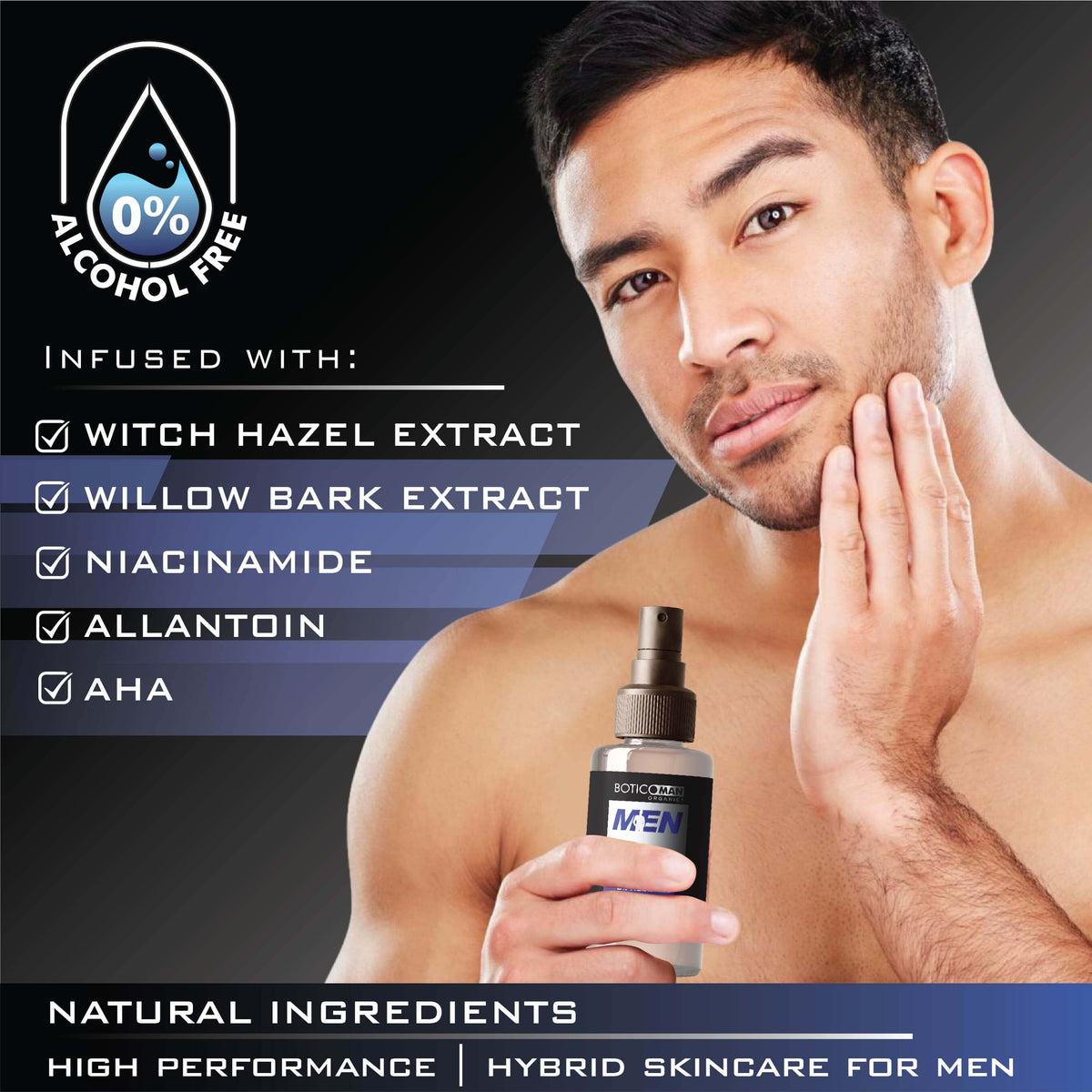 AFTER SHAVE with pH BALANCING TONER FOR MEN