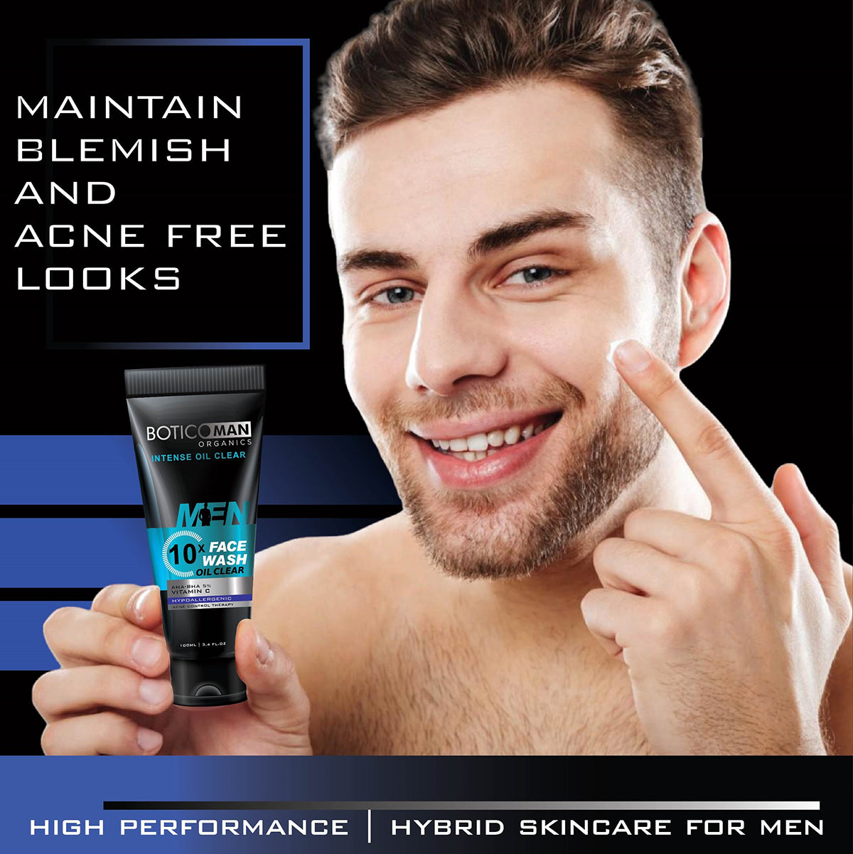 AHA - BHA  | ANTI-ACNE FACEWASH FOR MEN
