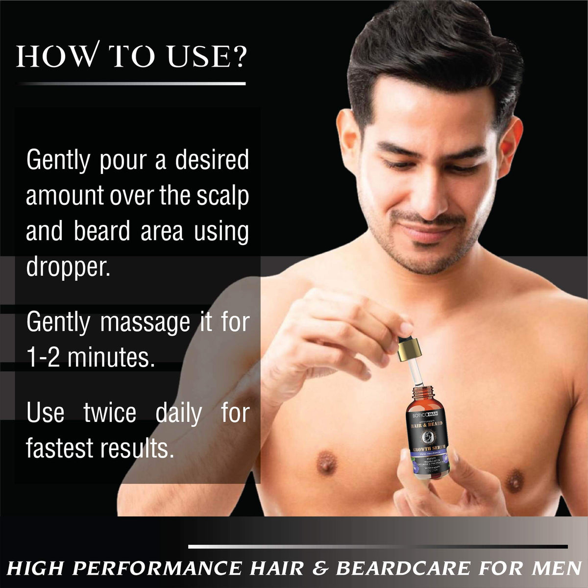 ADVANCED HAIR AND BEARD GROWTH SERUM FOR MEN