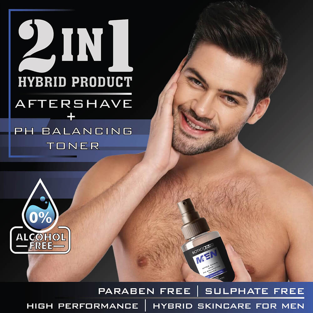 AFTER SHAVE with pH BALANCING TONER FOR MEN