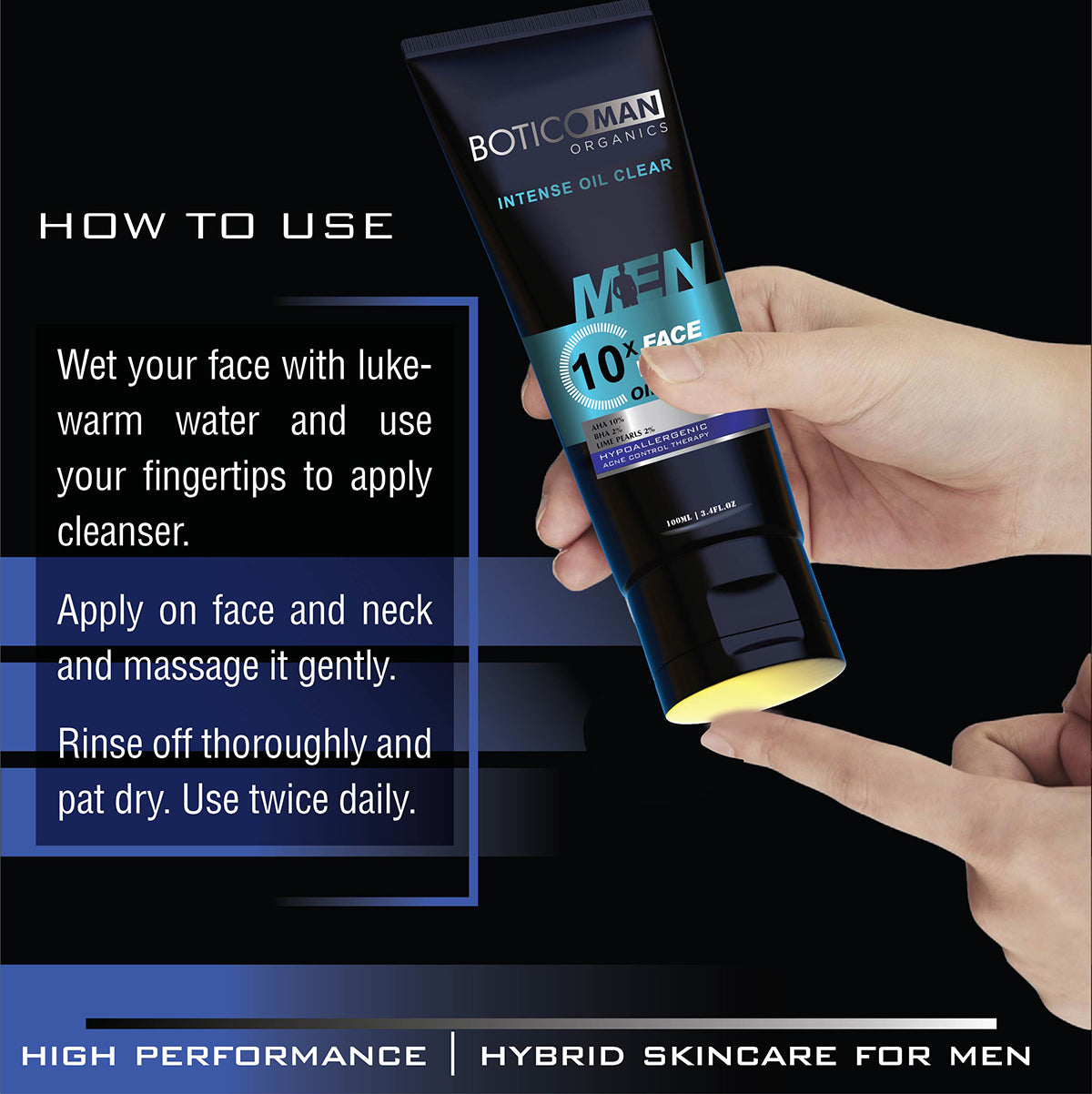 AHA - BHA  | ANTI-ACNE FACEWASH FOR MEN