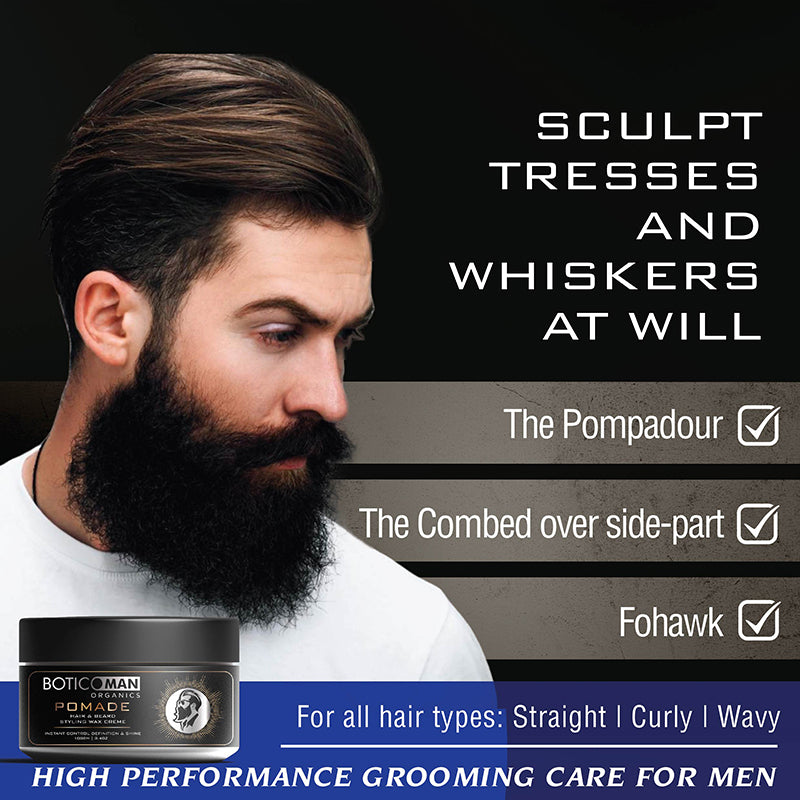 POMADE - HAIR AND BEARD STYLING CRÈME FOR MEN