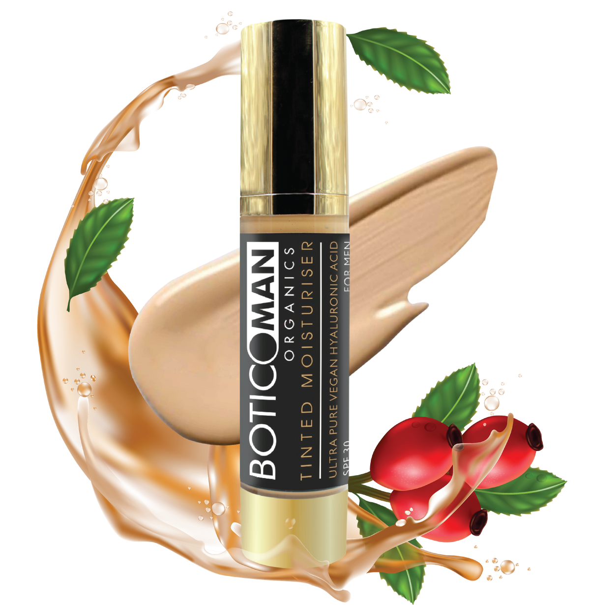 TINTED MOISTURISER WITH HYALURONIC ACID FOR MEN