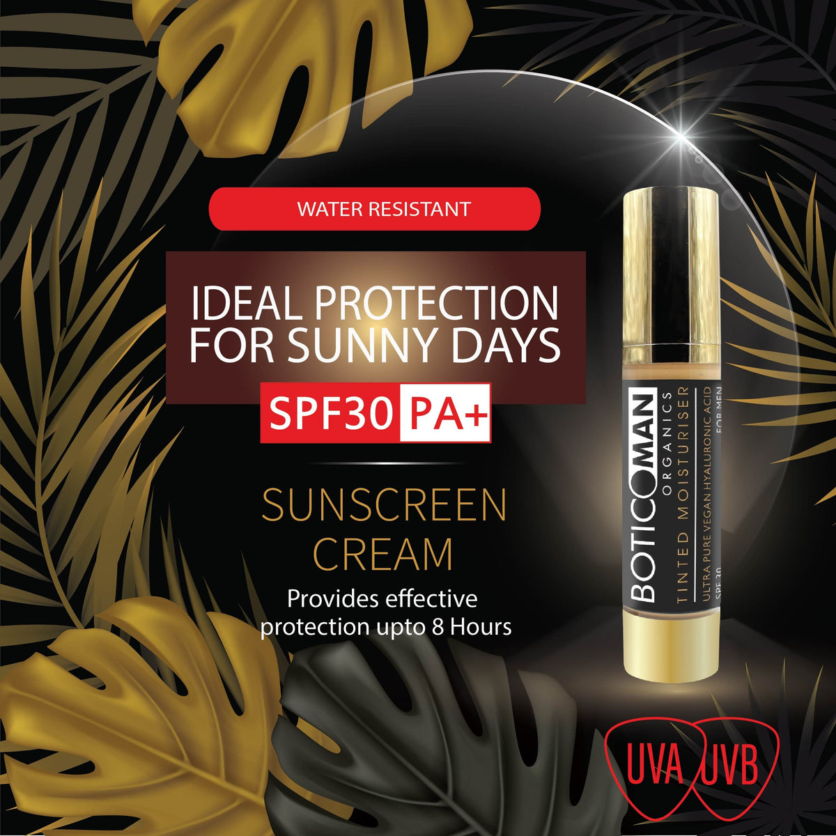 TINTED MOISTURISER WITH HYALURONIC ACID FOR MEN